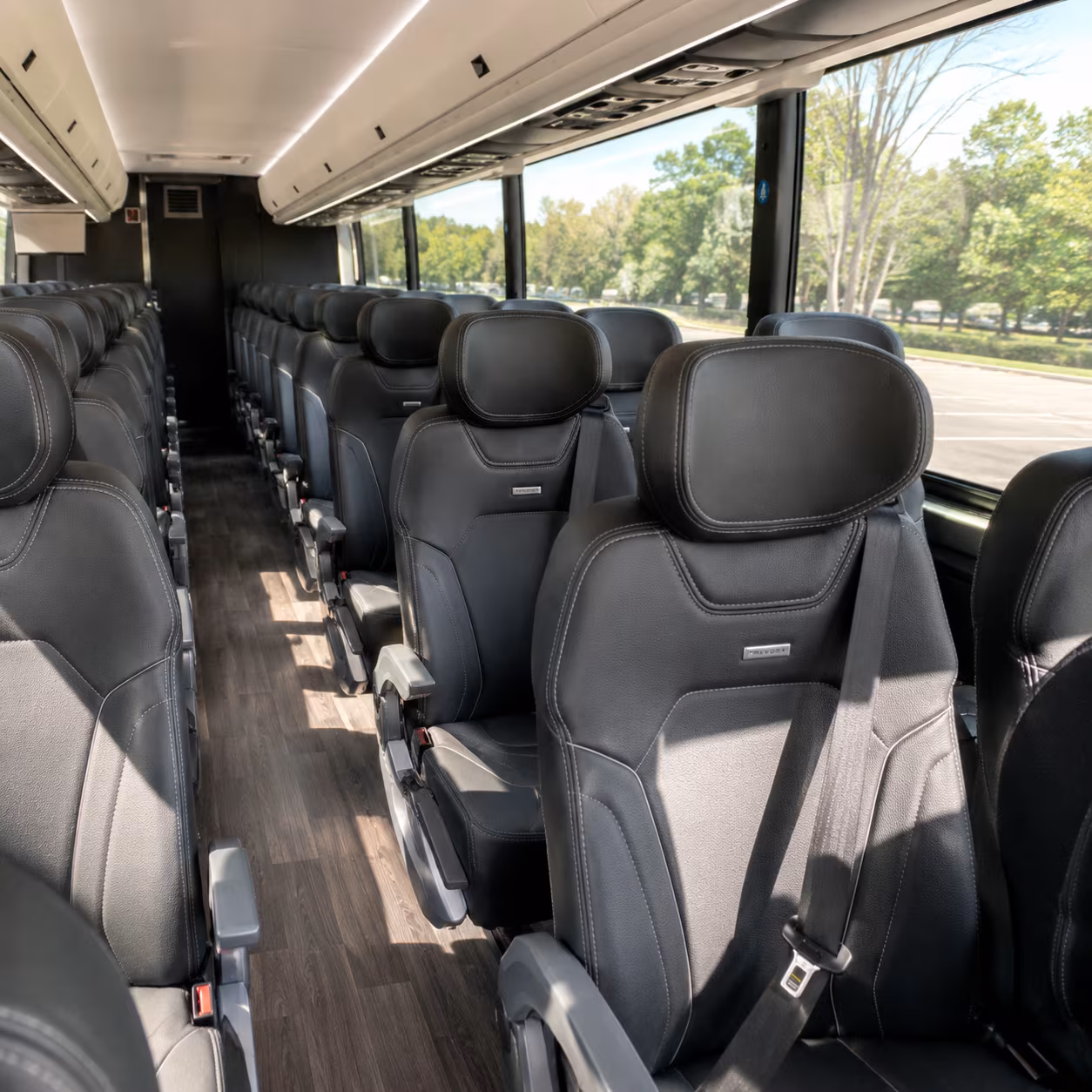 corporate group retreats long distance bus rentals from westchester county