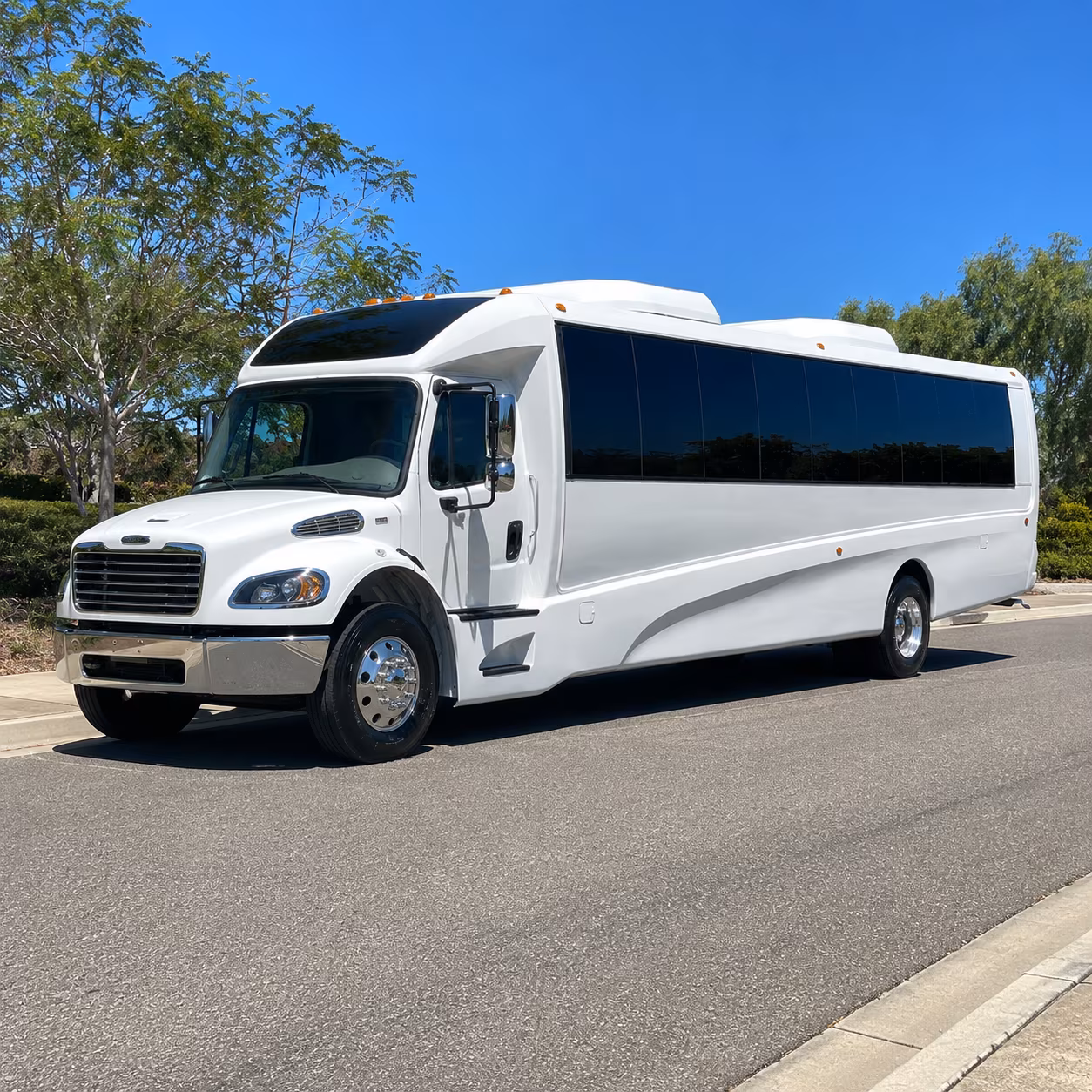 white plains 25 passenger minibus