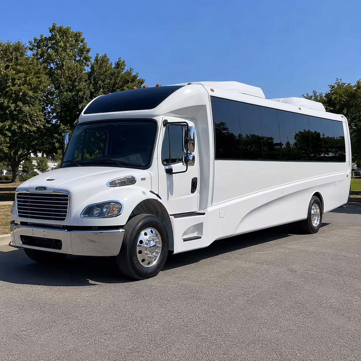 white plains 35 passenger minibus