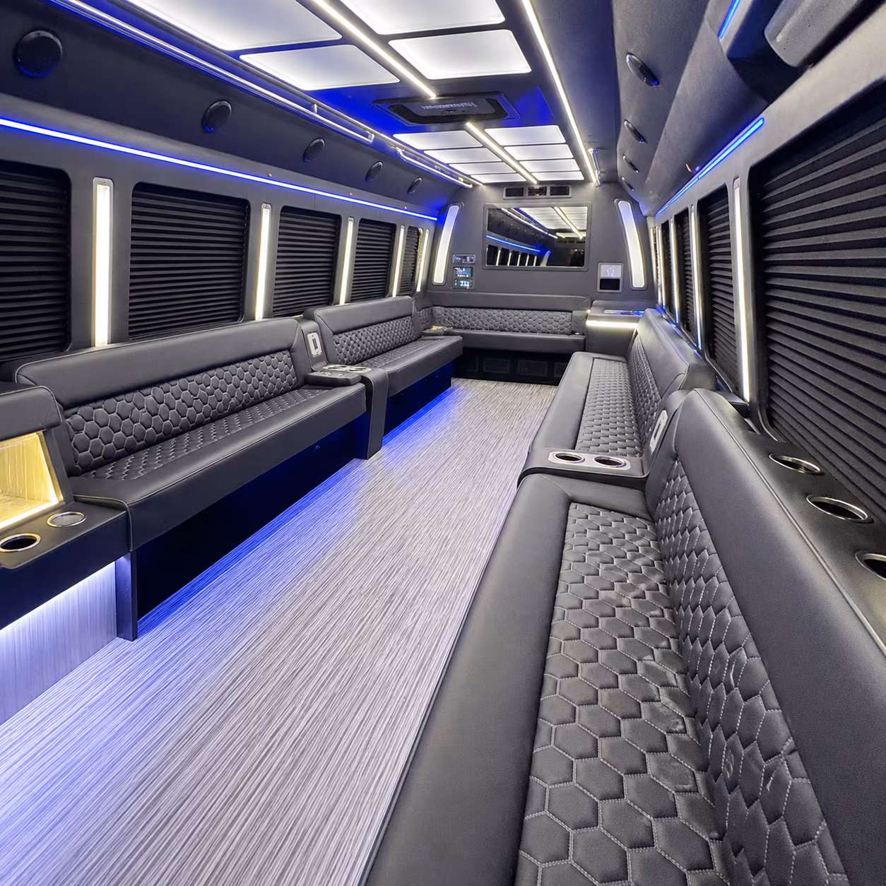 white plains party bus rentals inside