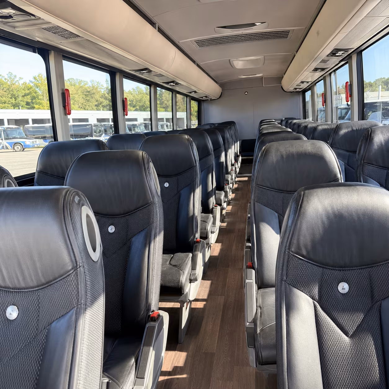 white plains school event transportation onboard seating