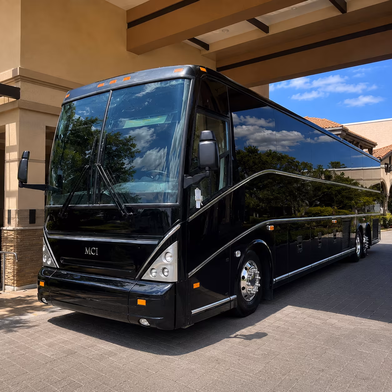 white plains sporting event transportation onboard seating